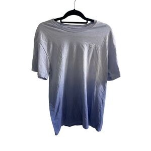 Champion Blue and White Short Sleeve Tee